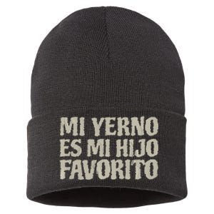 My Son In Law Is Favorite Child Mi Yerno Es Mi Hijo Favorito Sustainable Knit Beanie