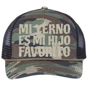 My Son In Law Is Favorite Child Mi Yerno Es Mi Hijo Favorito Retro Rope Trucker Hat Cap