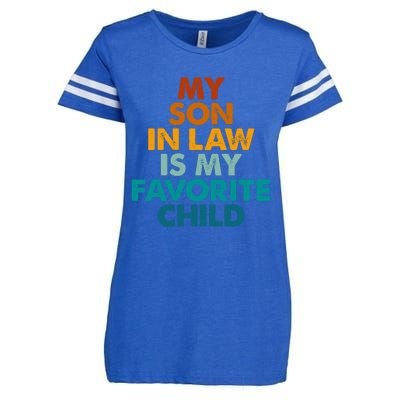 My Son In Law Is My Favorite Child Funny Family Enza Ladies Jersey Football T-Shirt