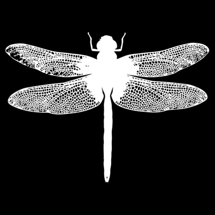 Minimalist Silhouette Insect Dragonfly Dragon Fly 16 in Basic Backpack
