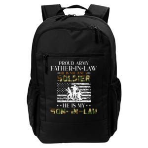 My Son In Law Is A Soldier Hero Proud Army Father In Law Daily Commute Backpack