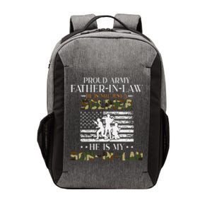 My Son In Law Is A Soldier Hero Proud Army Father In Law Vector Backpack