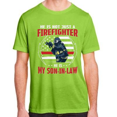 My Son In Law Is A Firefighter Proud Adult ChromaSoft Performance T-Shirt