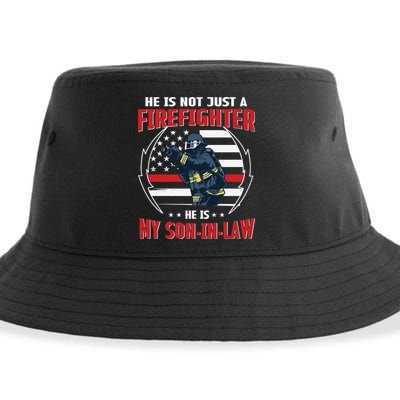 My Son In Law Is A Firefighter Proud Sustainable Bucket Hat