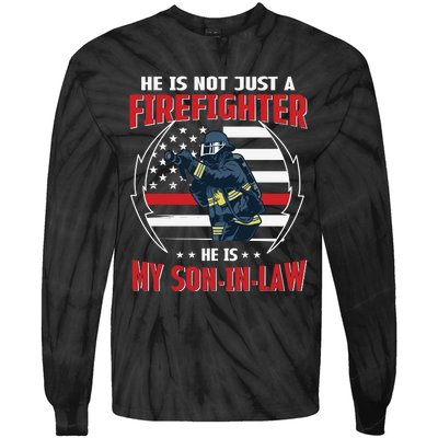 My Son In Law Is A Firefighter Proud Tie-Dye Long Sleeve Shirt