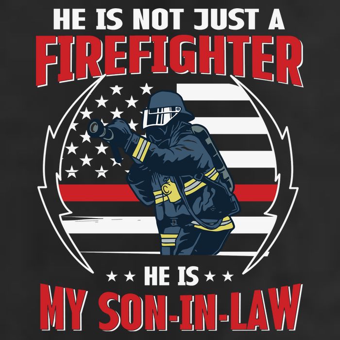 My Son In Law Is A Firefighter Proud Golf Towel