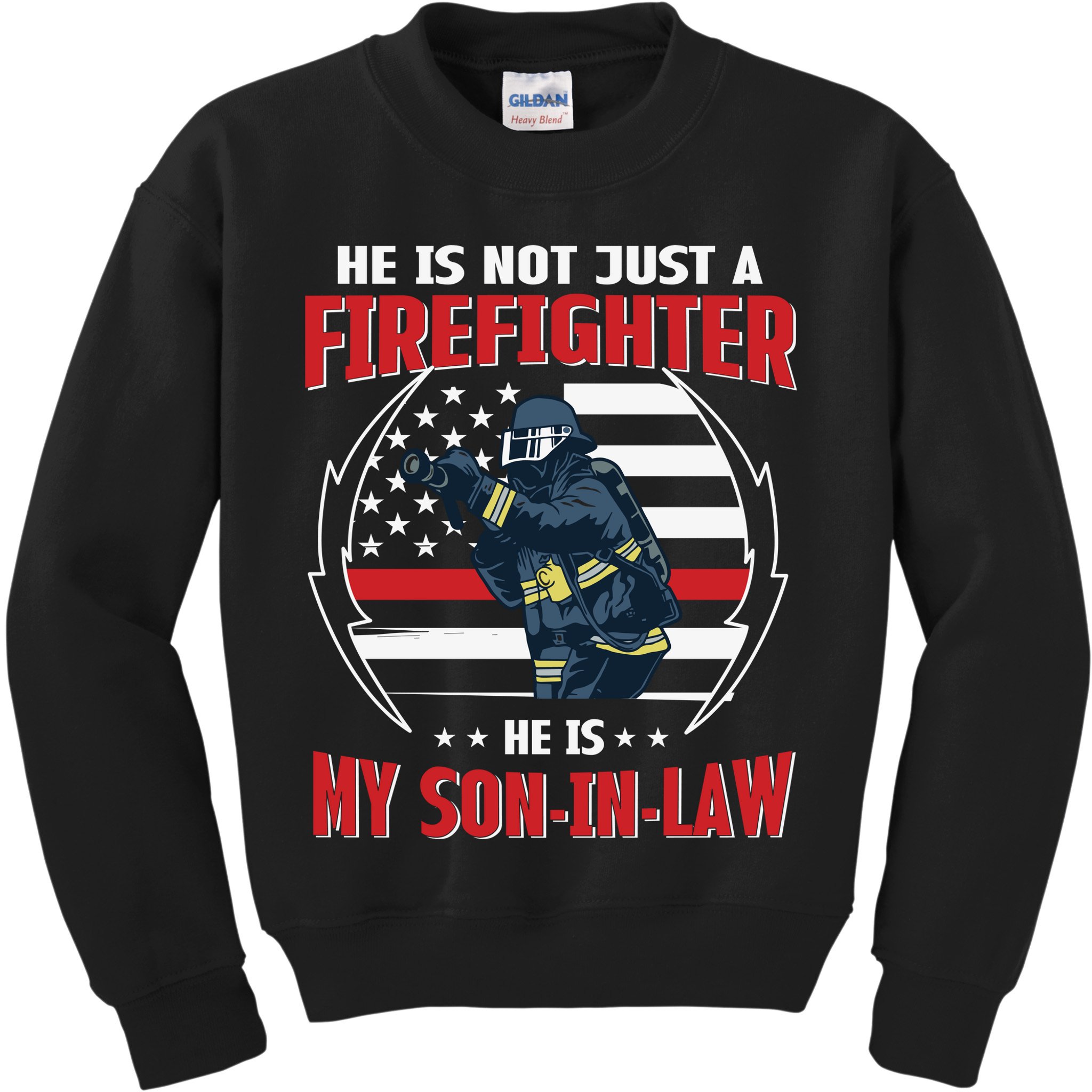 My Son In Law Is A Firefighter Proud Kids Sweatshirt