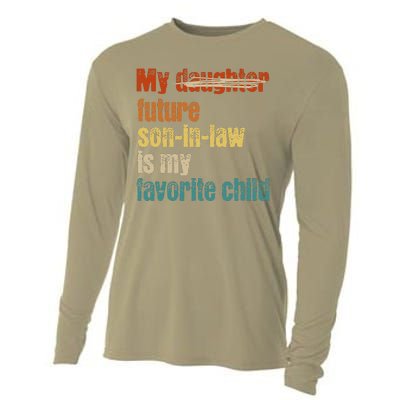 My Son In Law Is My Favorite Child Funny Replaced Daughter Cooling Performance Long Sleeve Crew