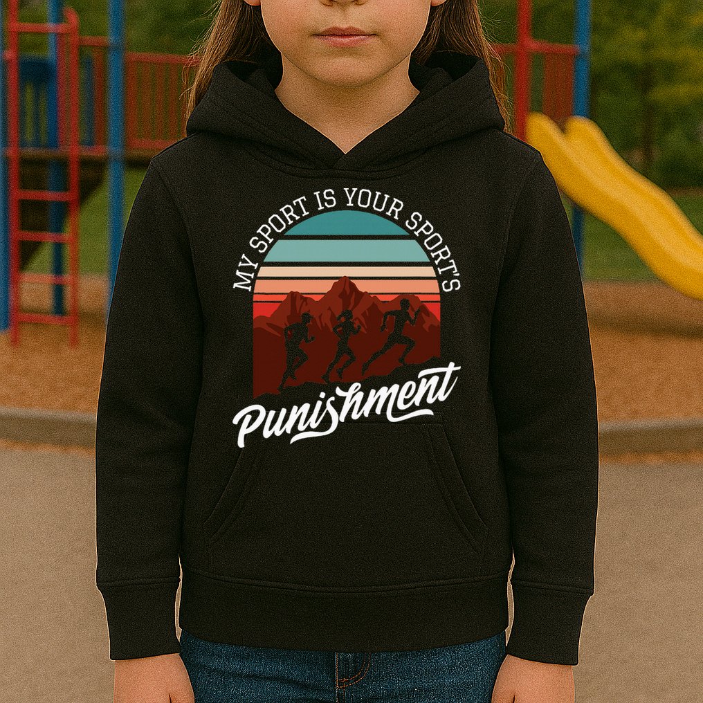 My Sport Is Your Sports Punishment Track Cross Country Kids Hoodie