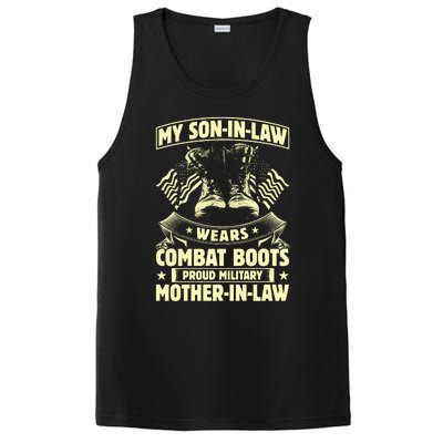 My Son In Law Wears Combat Boots Proud Military Mother In Law PosiCharge Competitor Tank