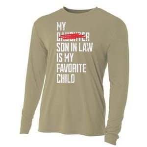 My Son In Law Is My Favorite Child Funny Replaced Daughter Cooling Performance Long Sleeve Crew