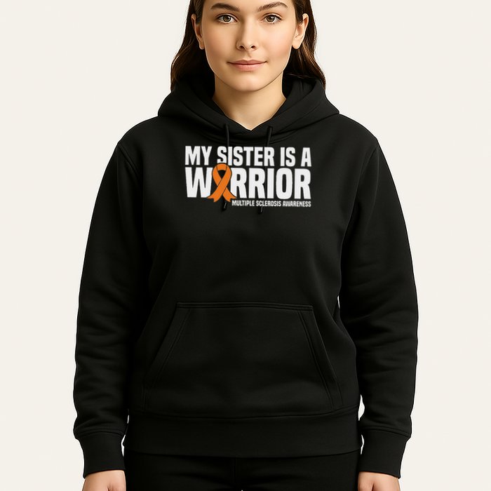My Sister Is A Warrior Ms Multiple Sclerosis Awareness Hoodie