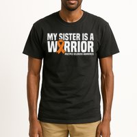 My Sister Is A Warrior Ms Multiple Sclerosis Awareness Tall T-Shirt