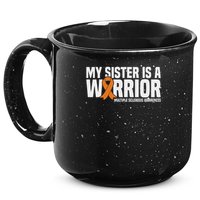 My Sister Is A Warrior Ms Multiple Sclerosis Awareness 15oz Campfire Ceramic Mug