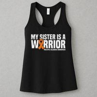 My Sister Is A Warrior Ms Multiple Sclerosis Awareness Womens Tank Top