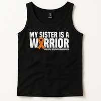 My Sister Is A Warrior Ms Multiple Sclerosis Awareness Tank Top