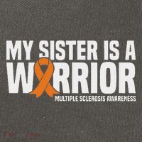 My Sister Is A Warrior Ms Multiple Sclerosis Awareness Cotton Canvas Backpack