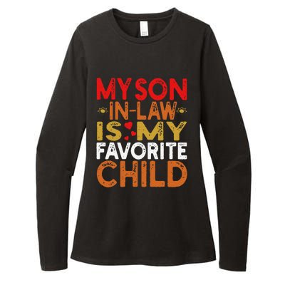 My Son In Law Is My Favorite Child Funny Replaced Daughter Womens CVC Long Sleeve Shirt