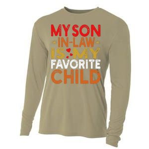 My Son In Law Is My Favorite Child Funny Replaced Daughter Cooling Performance Long Sleeve Crew