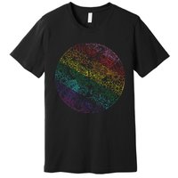 Mandala Symbol In Rainbow Colors Premium T-Shirt