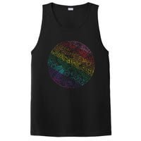 Mandala Symbol In Rainbow Colors PosiCharge Competitor Tank