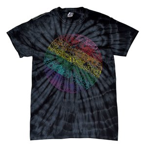 Mandala Symbol In Rainbow Colors Tie-Dye T-Shirt