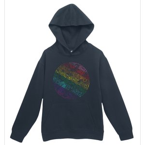 Mandala Symbol In Rainbow Colors Urban Pullover Hoodie