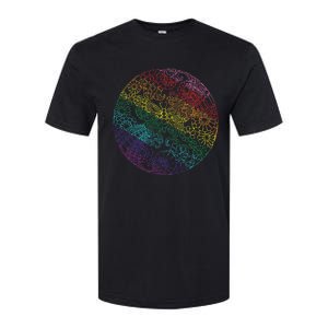 Mandala Symbol In Rainbow Colors Softstyle CVC T-Shirt