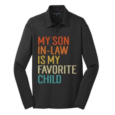 My Son In Law Is My Favorite Child Silk Touch Performance Long Sleeve Polo