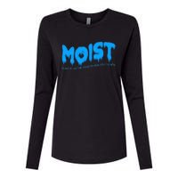 Moist Sarcastic Inappropriate Womens Cotton Relaxed Long Sleeve T-Shirt