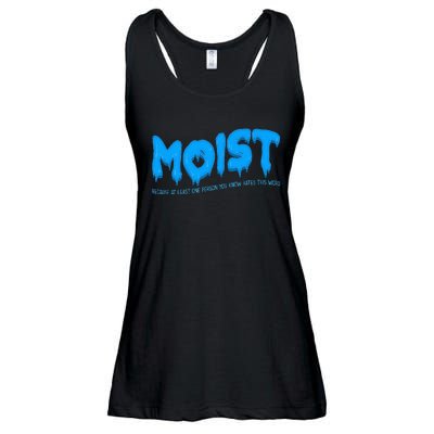 Moist Sarcastic Inappropriate Ladies Essential Flowy Tank