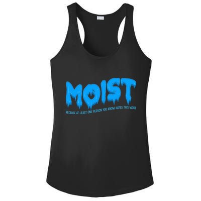 Moist Sarcastic Inappropriate Ladies PosiCharge Competitor Racerback Tank