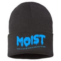 Moist Sarcastic Inappropriate Sustainable Knit Beanie