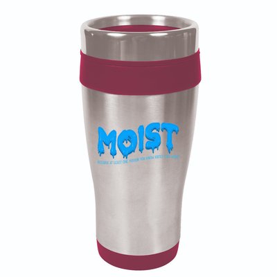 Moist Sarcastic Inappropriate 16oz Travel Tumbler