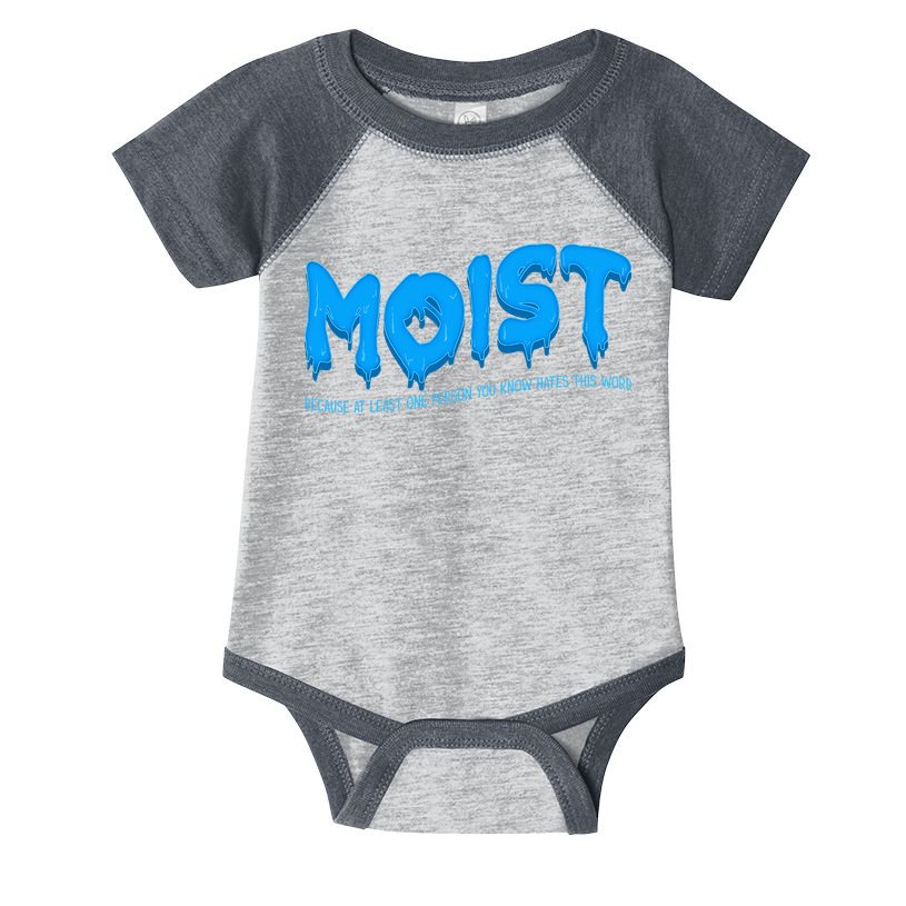 Moist Sarcastic Inappropriate Infant Baby Jersey Bodysuit