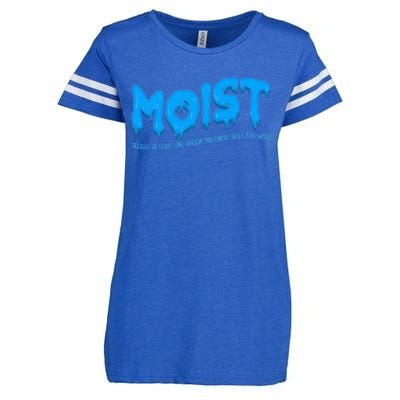 Moist Sarcastic Inappropriate Enza Ladies Jersey Football T-Shirt