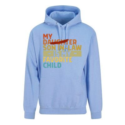 My Son In Law Is My Favorite Child Funny Replaced Daughter Unisex Surf Hoodie