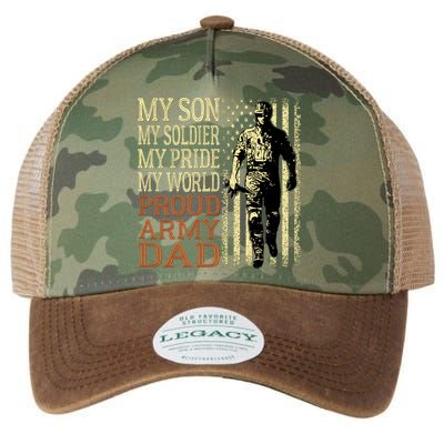 My Son Is A Soldier Hero Proud Army Dad Us Military Father Funny Gift Legacy Tie Dye Trucker Hat