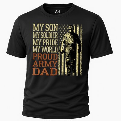 My Son Is A Soldier Hero Proud Army Dad Us Military Father Funny Gift Performance Shirt