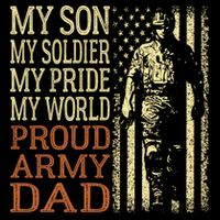 My Son Is A Soldier Hero Proud Army Dad Us Military Father Funny Gift Cooling Performance Crew T-Shirt