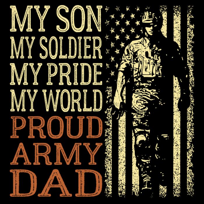 My Son Is A Soldier Hero Proud Army Dad Us Military Father Funny Gift Cooling Performance Crew T-Shirt