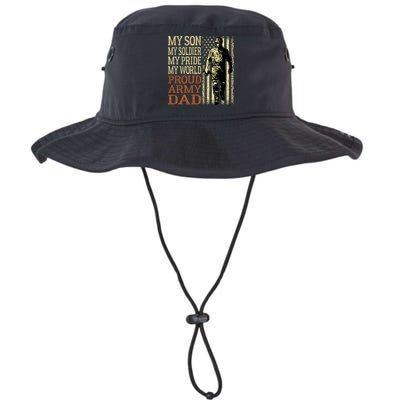 My Son Is A Soldier Hero Proud Army Dad Us Military Father Funny Gift Bucket Hat