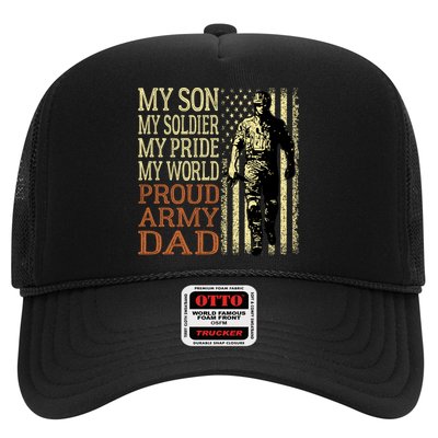 My Son Is A Soldier Hero Proud Army Dad Us Military Father Funny Gift Trucker Hat