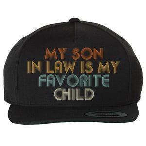 My Son In Law Is My Favorite Child Retro Wool Snapback Cap