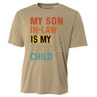 My Son In Law Favorite Child Humor Funny Family Retro Cooling Performance Crew T-Shirt