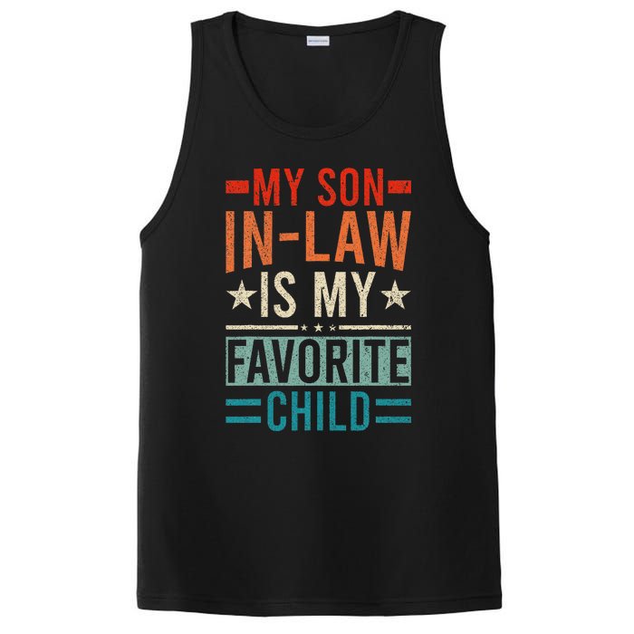 My Son In Law Is My Favorite Child Retro Funny Son In Law PosiCharge Competitor Tank