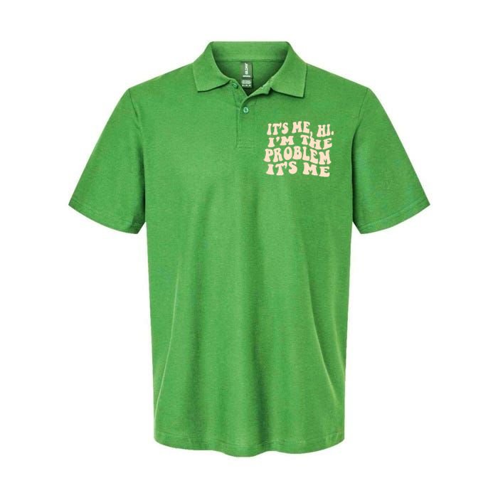 Meme Shirt It's Me, Hi I'm The Problem Funny Saying Humor Saying Softstyle Adult Sport Polo