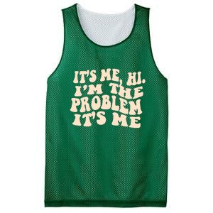 Meme Shirt It's Me, Hi I'm The Problem Funny Saying Humor Saying Mesh Reversible Basketball Jersey Tank