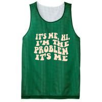 Meme Shirt It's Me, Hi I'm The Problem Funny Saying Humor Saying Mesh Reversible Basketball Jersey Tank