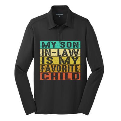 My Son In Law Is My Favorite Child Silk Touch Performance Long Sleeve Polo